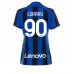Billige Inter Milan Romelu Lukaku #90 Hjemmetrøye Dame 2022-23 Kortermet